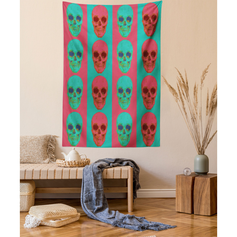 Skull Gothic Tapestry