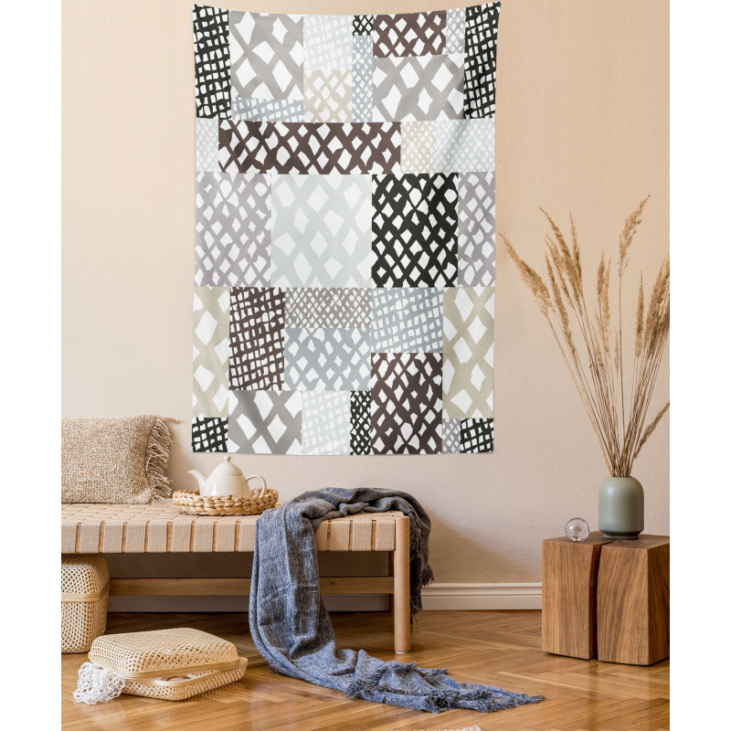 Patchwork Style Tapestry