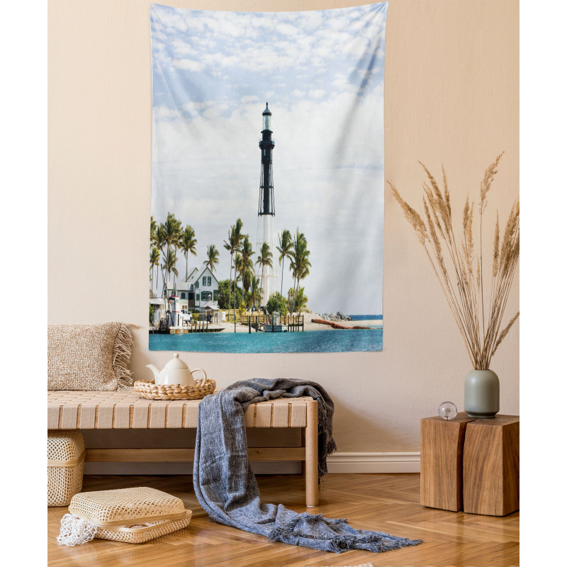 Lighthouse Palms Tapestry