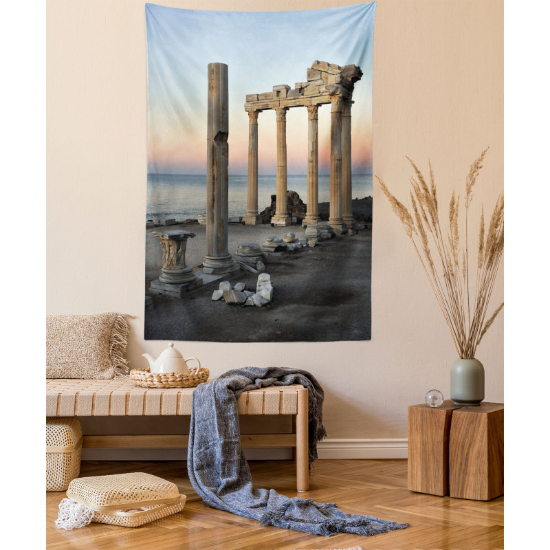 Greece Pillars Tapestry