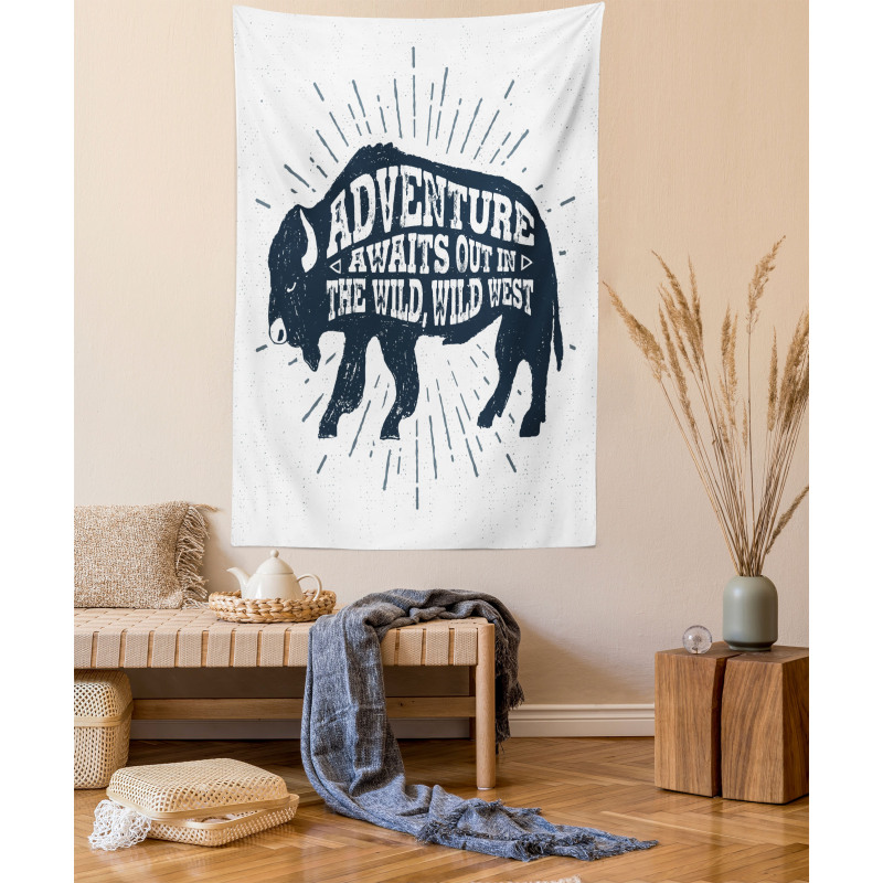 Tribal Words Trees Tapestry