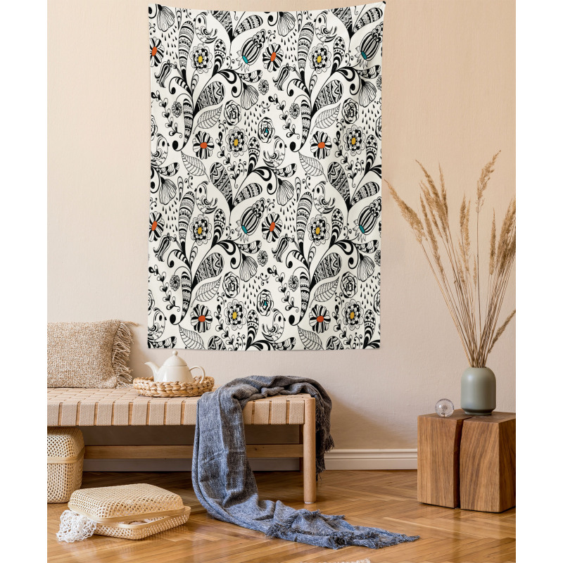 Spring Foliage Ethnic Tapestry