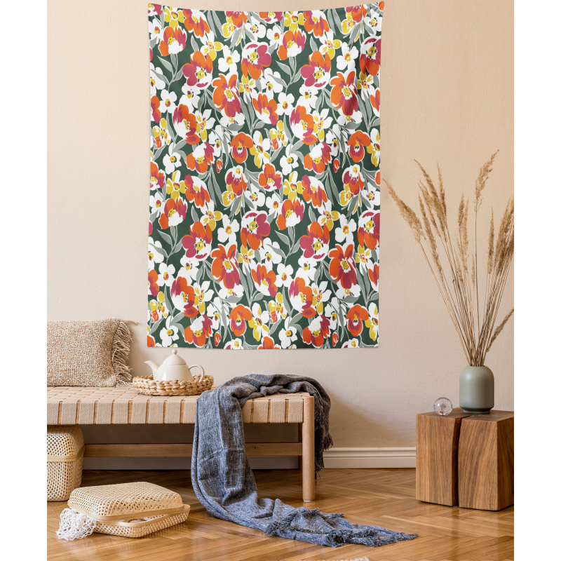 Vintage Natural Vibrant Tapestry