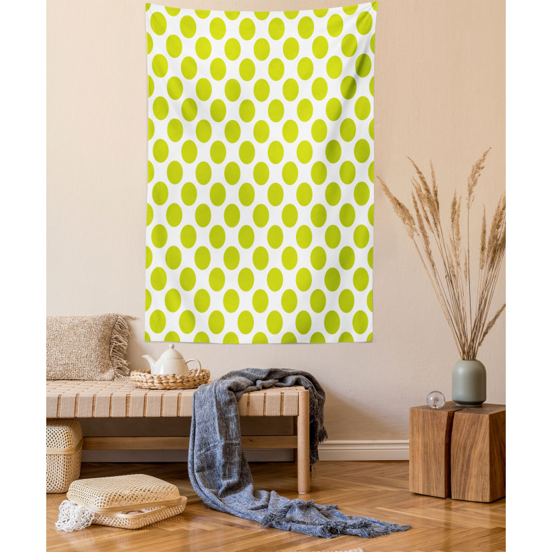 Girlish Vintage Dots Tapestry