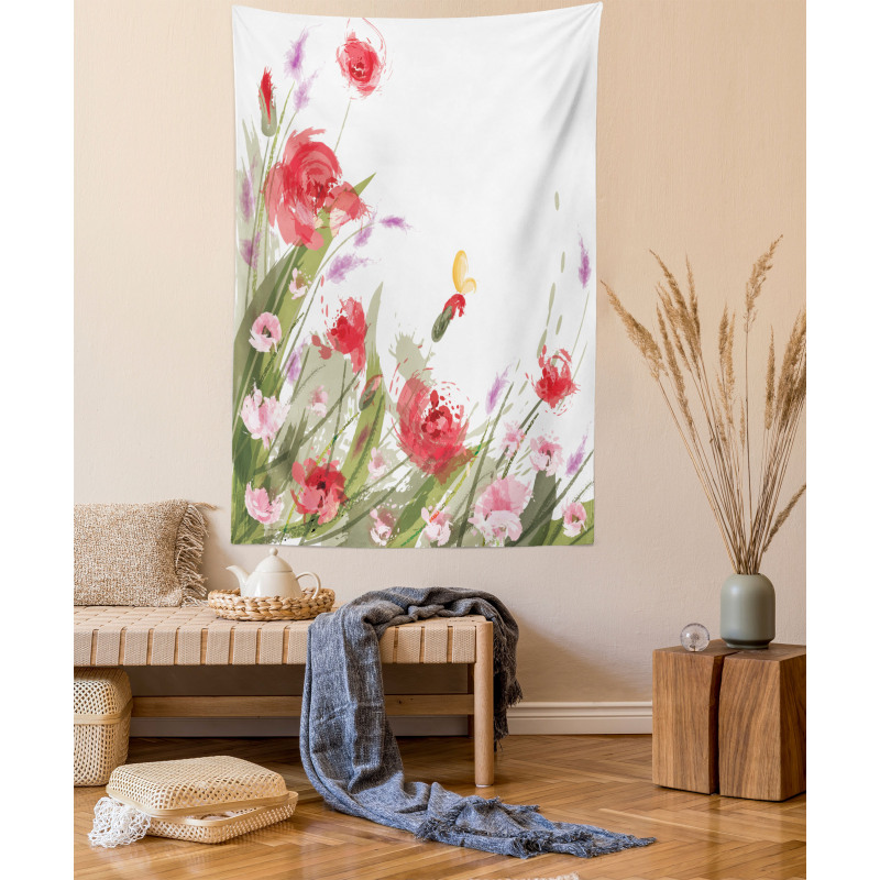 Floral Botany Tapestry