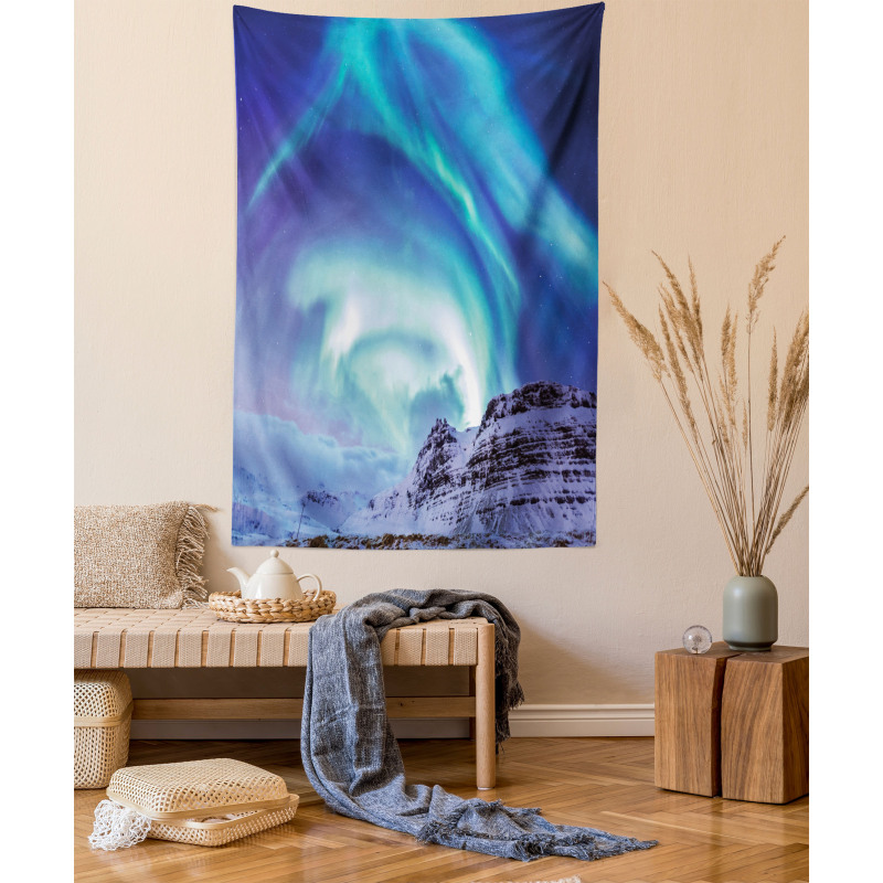 Aurora Borealis Iceland Tapestry