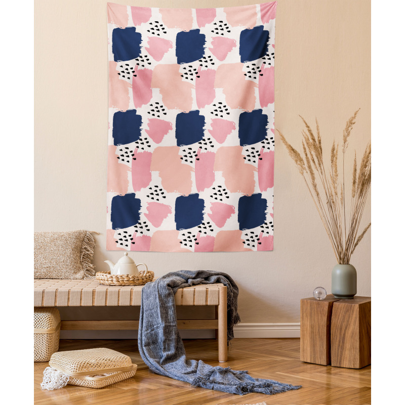 Pastel Art Pattern Tapestry