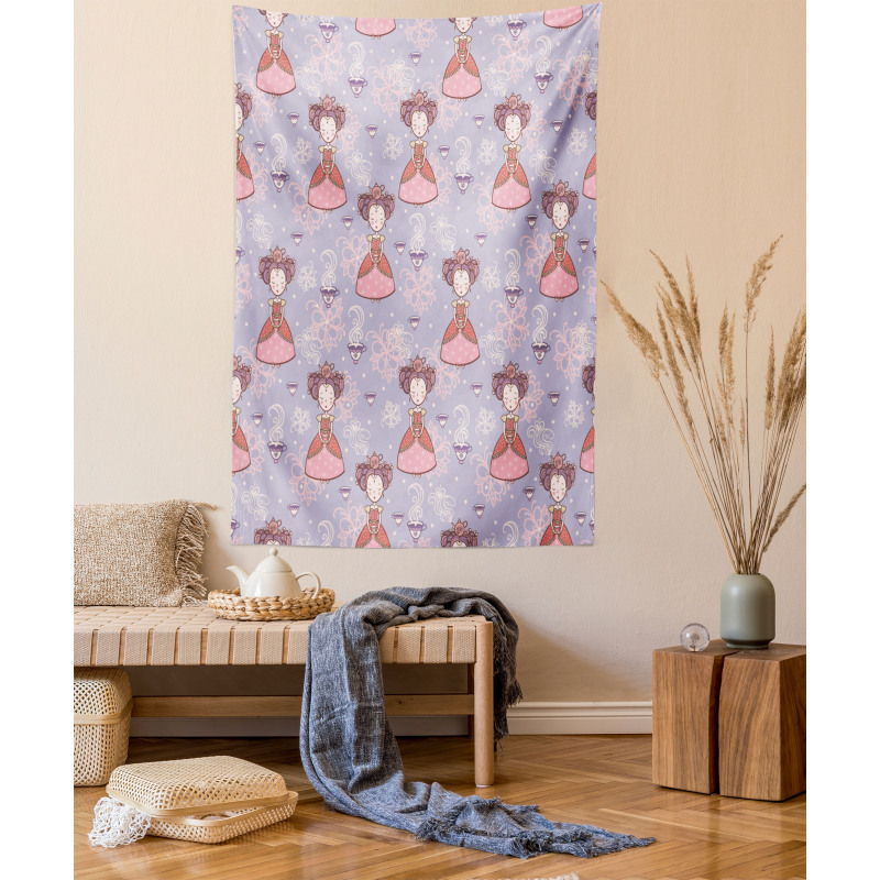 Princess Cups Tapestry