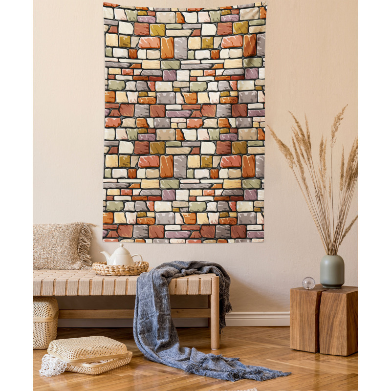 Doodle Wall Pattern Tapestry