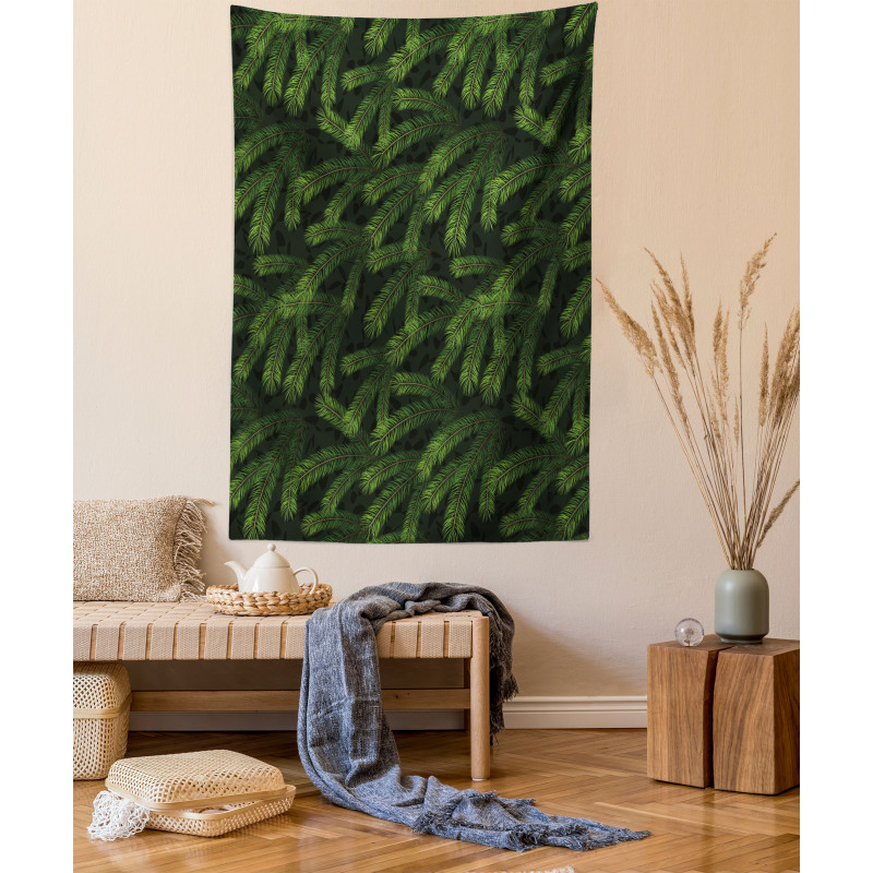 Pine Fir Coniferous Tree Tapestry