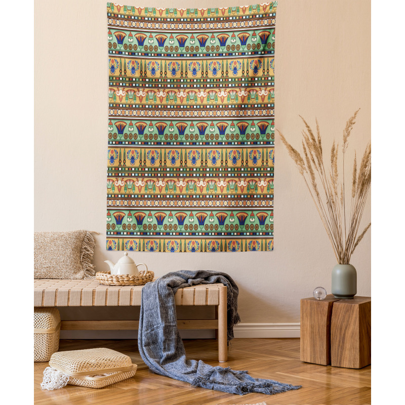 Lily Scarab Tapestry