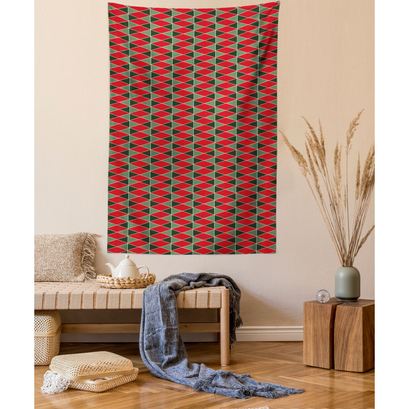 Christmas Shapes Tapestry