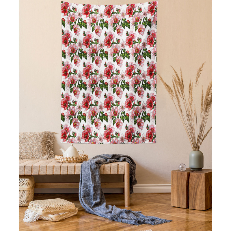 Hibiscus Exotic Flora Tapestry