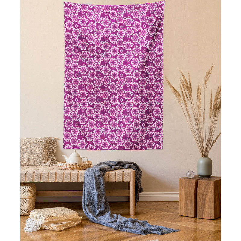 Botany Themed Petals Tapestry