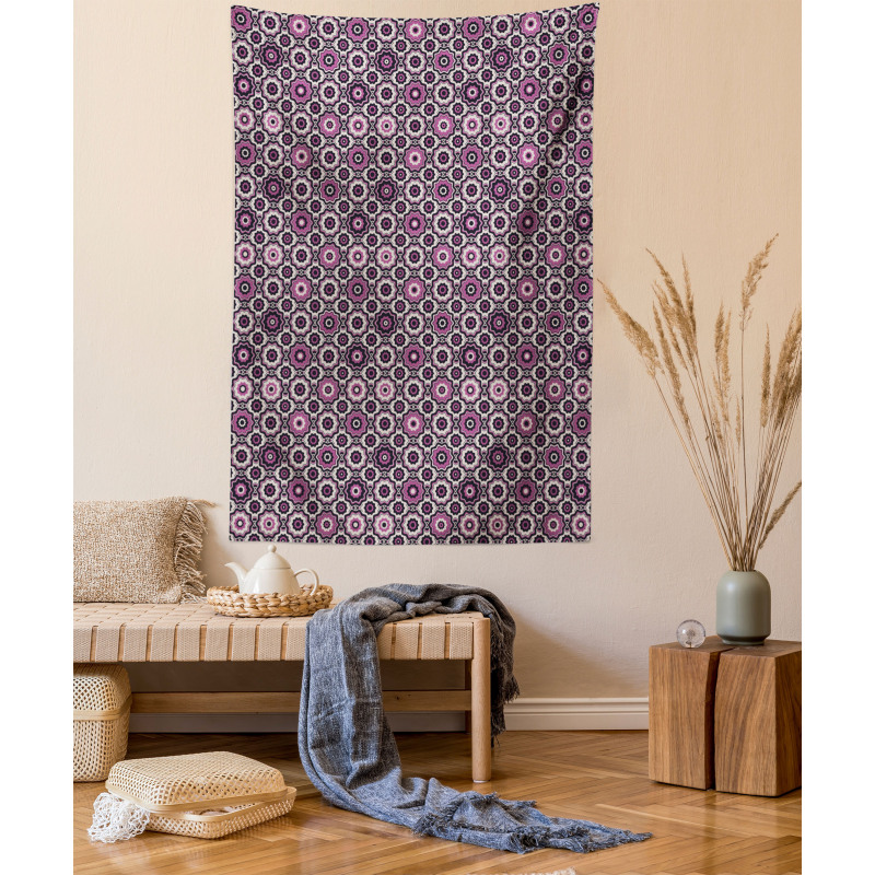 Flowering Nature Motifs Tapestry