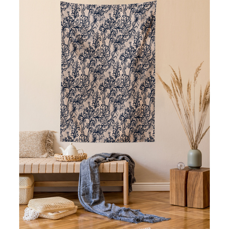 Nature Inspired Feminine Tapestry