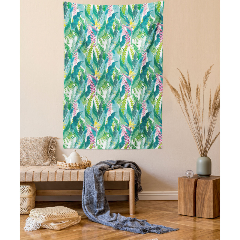 Exotic Jungle Hawaii Tapestry