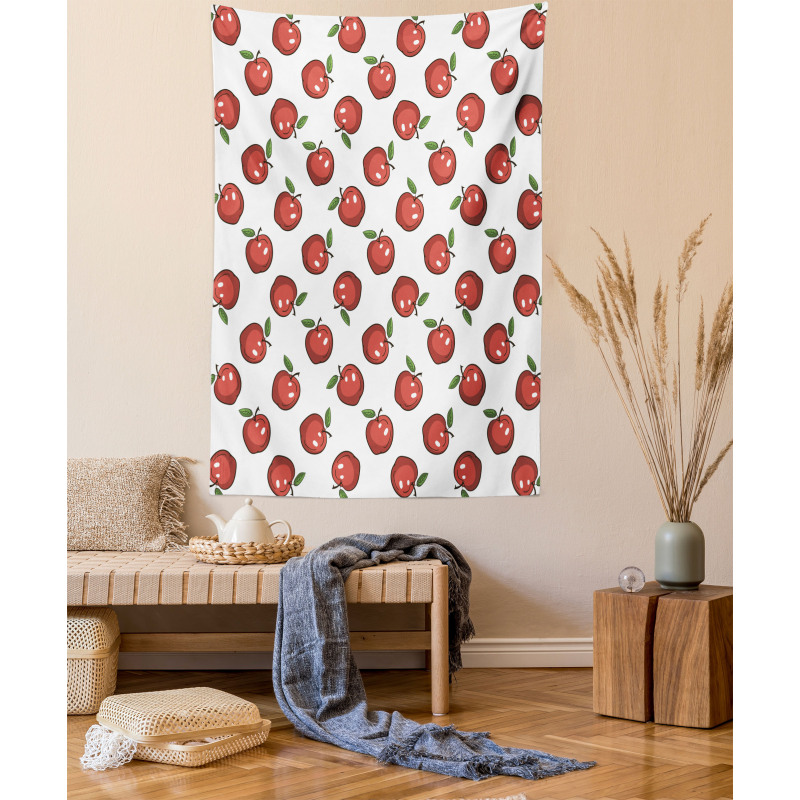 Cartoon Organic Fruit Tapestry