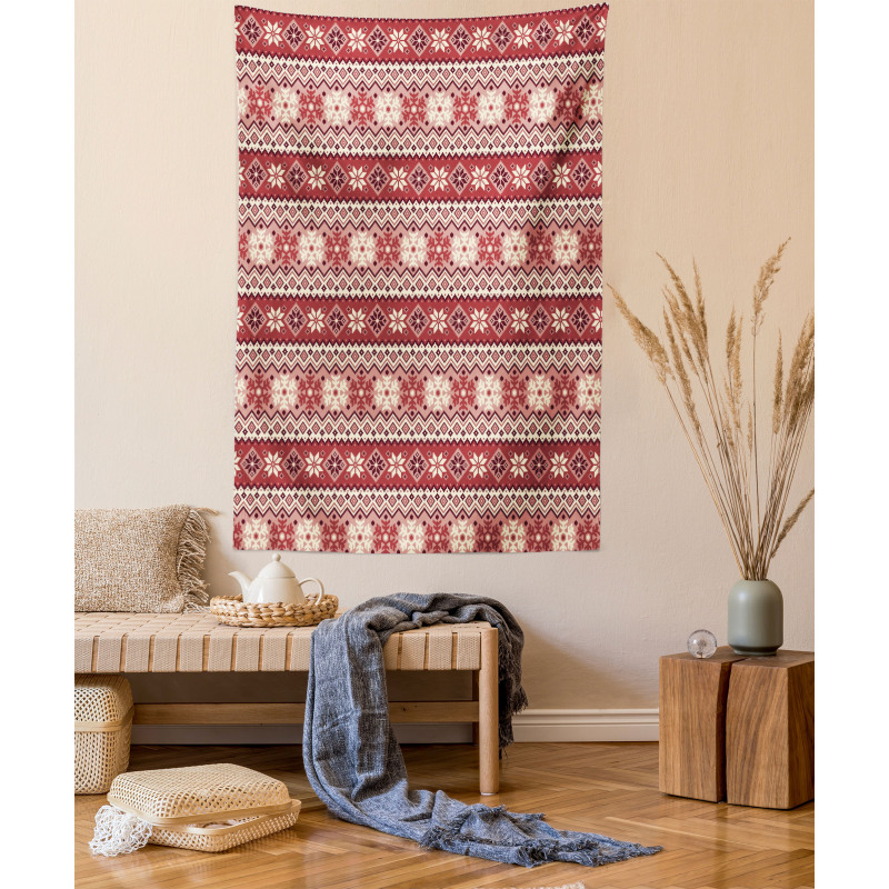 Scandinavian Xmas Snow Tapestry