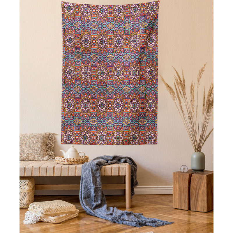 Nature Inspired Retro Tapestry