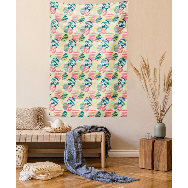 Grunge Brazil Leaves Tapestry