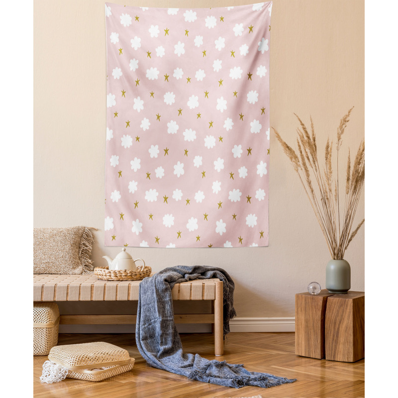 Stars and Clouds Pattern Tapestry
