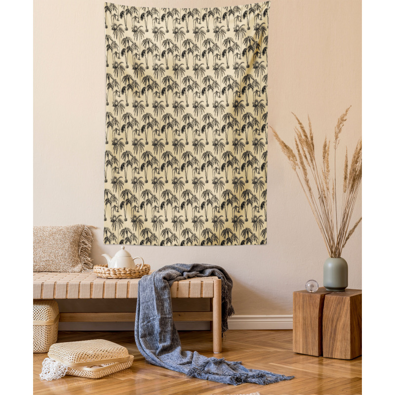 Tropical Palms Hawaii Tapestry