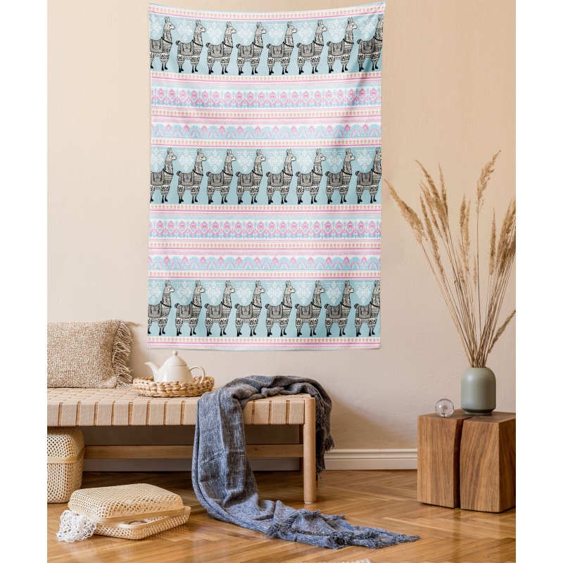 Patterned Alpaca Tapestry