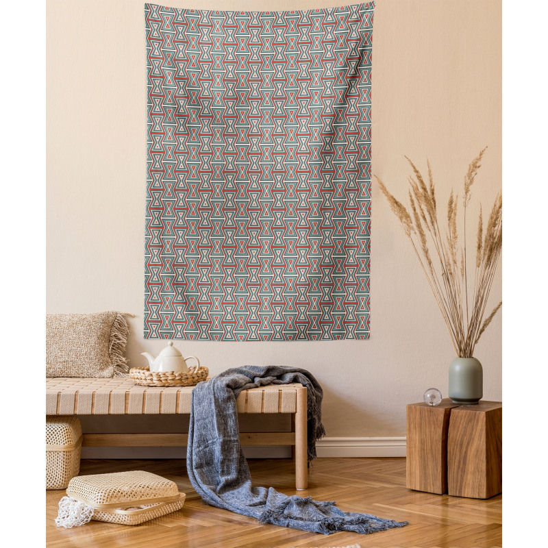 Hourglass Pattern Tapestry