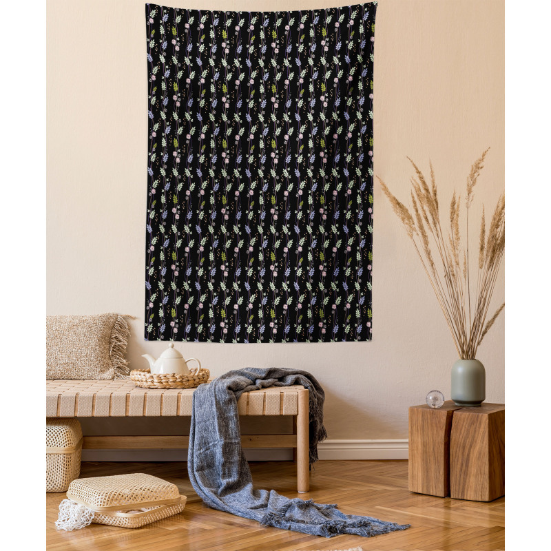 Abstract Blooming Nature Tapestry