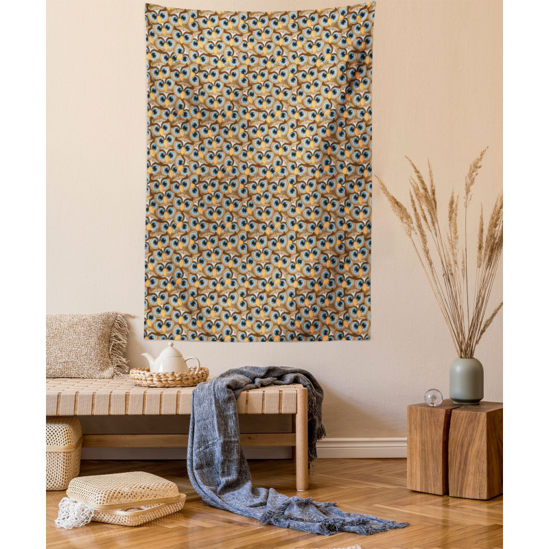 Cartoon Avian Animal Design Tapestry