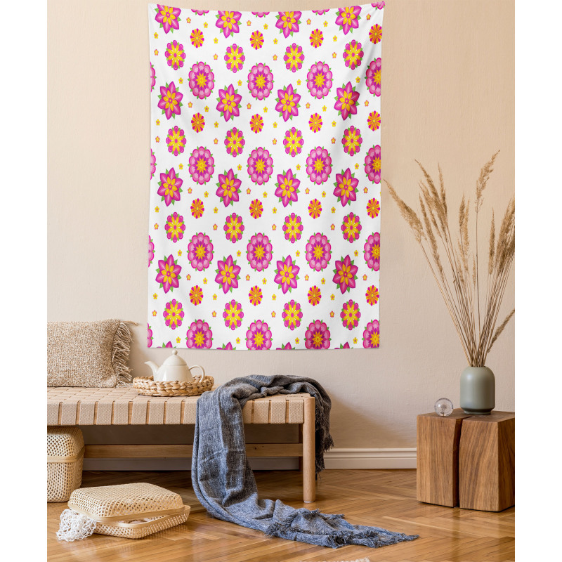 Flower Blooms Tapestry