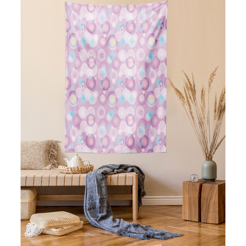 Vibrant Color Bubbles Tapestry