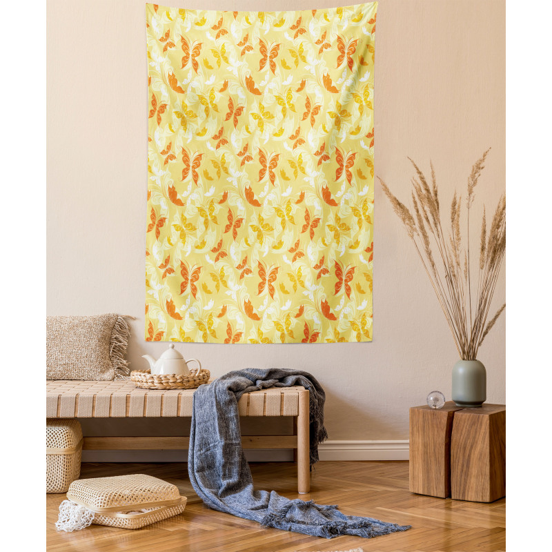 Swirled Butterfly Tapestry