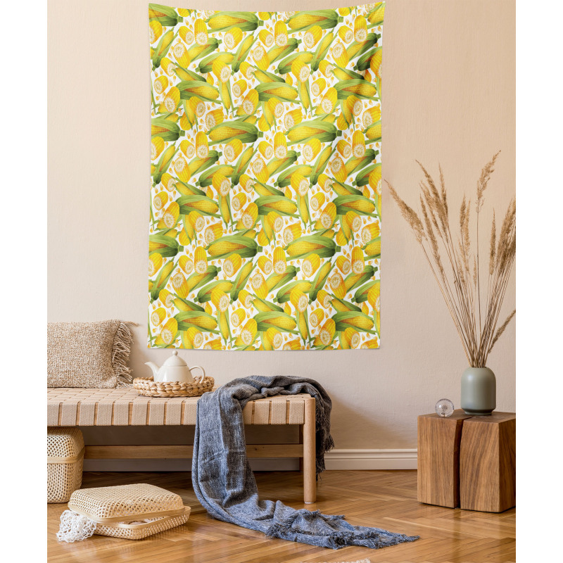 Organic Vegetable Stalks Tapestry