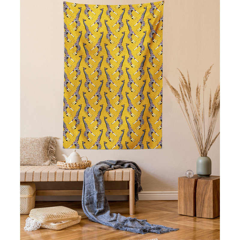 Animal Ornaments Tapestry