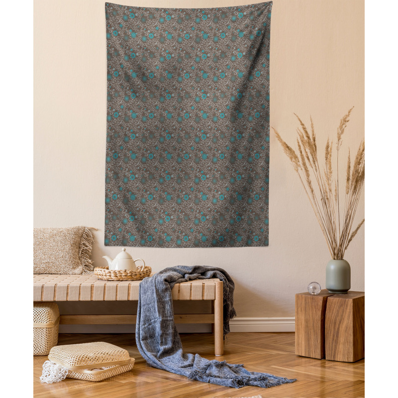 Eastern Lines Swirls Tapestry