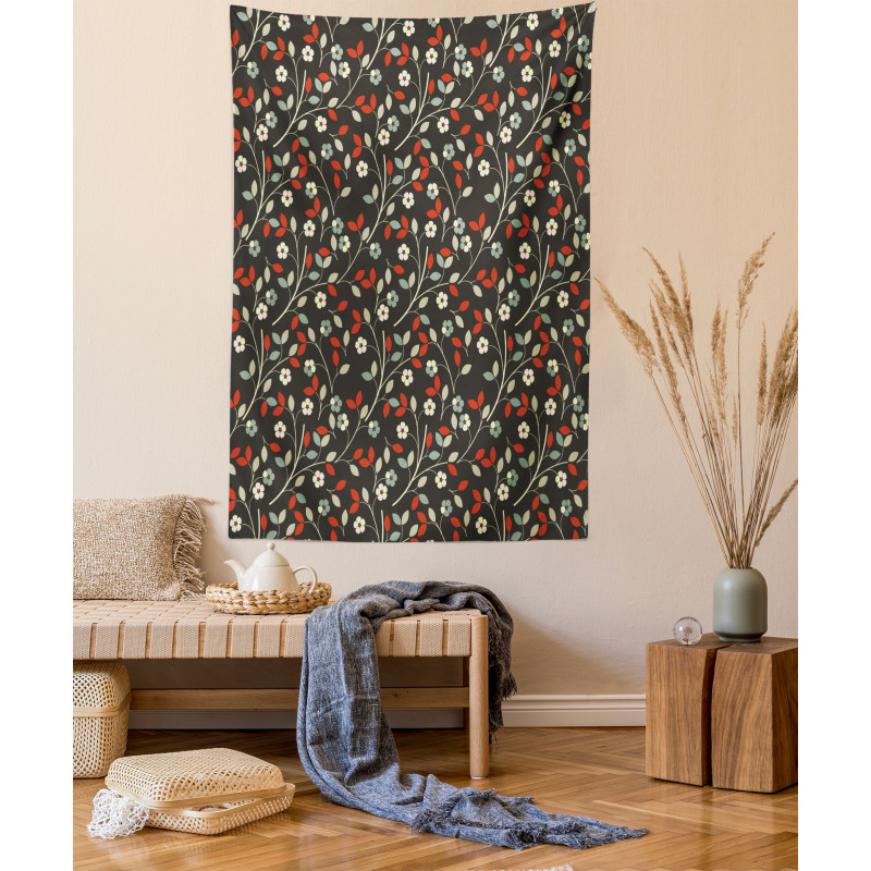 Nostalgic Garden Retro Tapestry