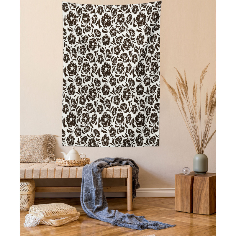 Nostalgic Flora Pattern Tapestry