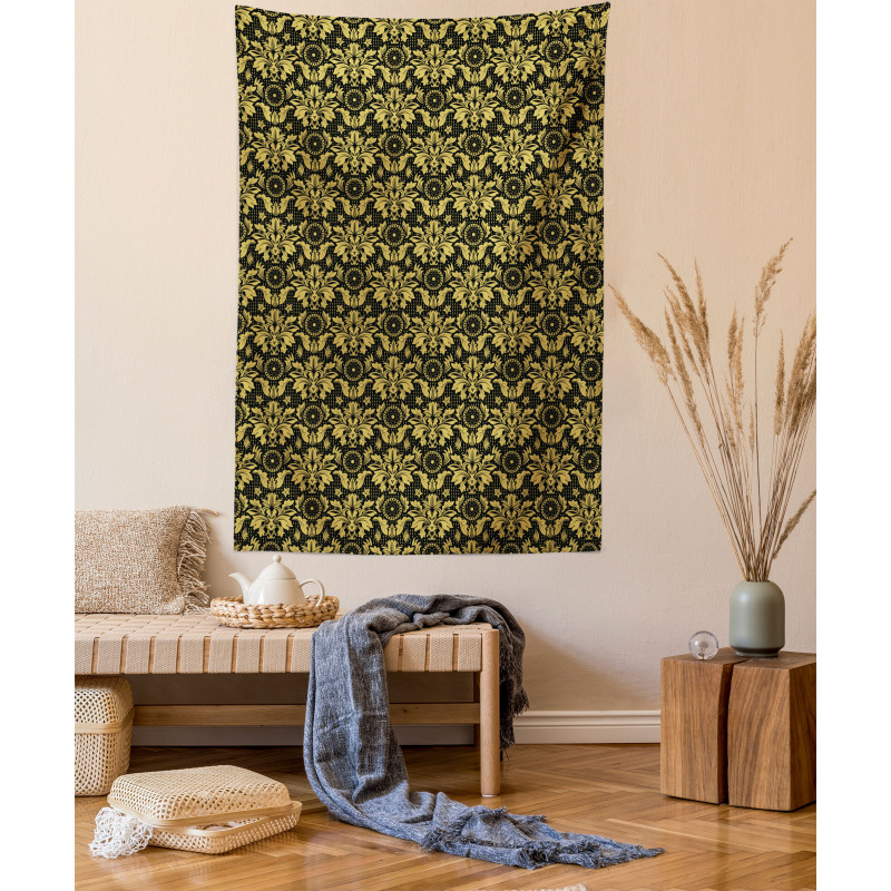 Antique Foliage Motifs Tapestry