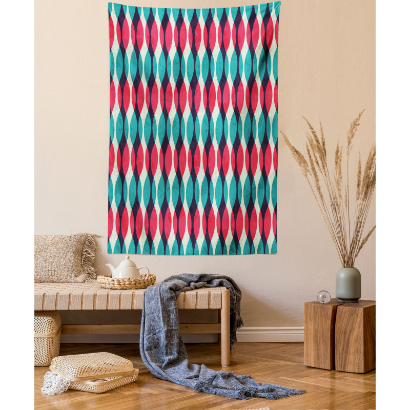 Grunge Curves Tapestry