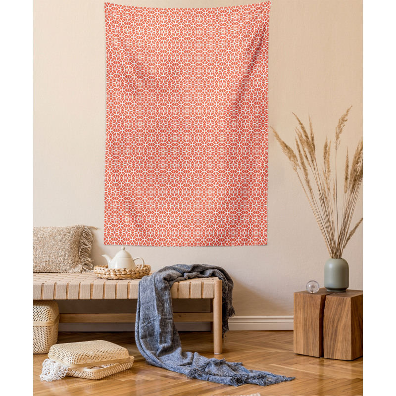 Lacy Floral Pattern Tapestry