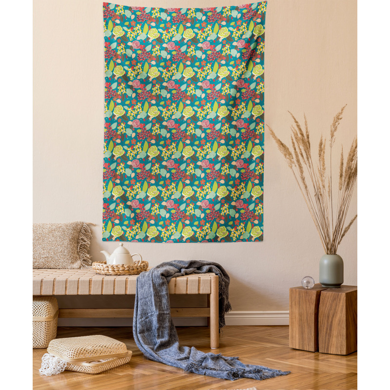 Colorful Bedding Plants Tapestry