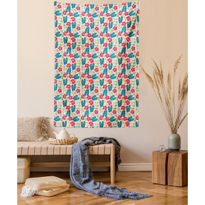 Exotic Hibiscus Tapestry