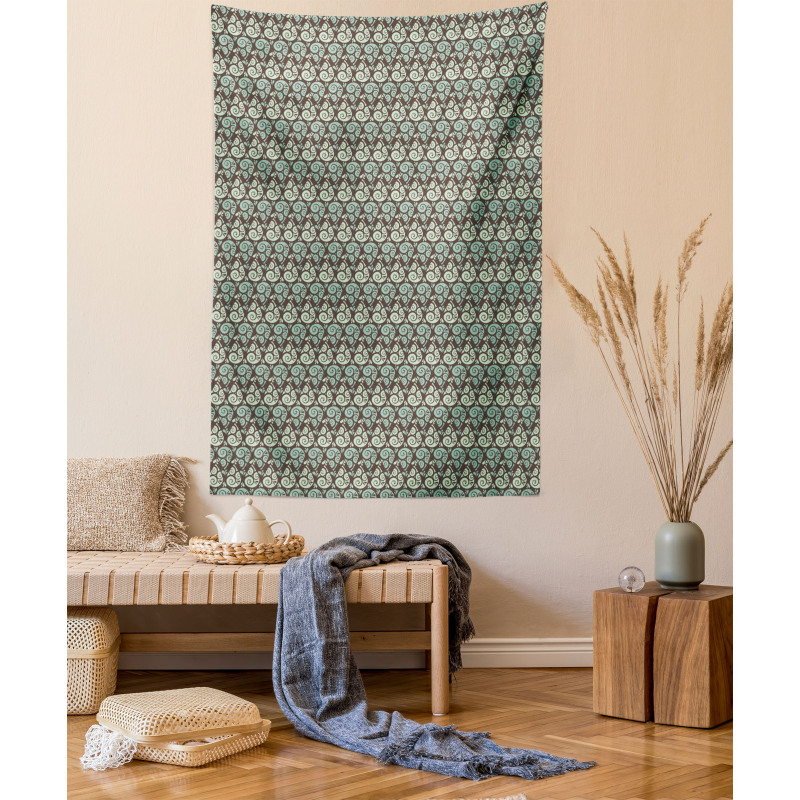 Swirled Raindrops Tapestry