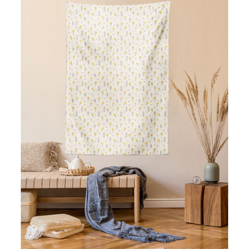 Spring Flower Branches Tapestry