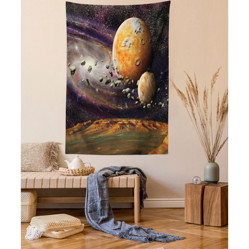 Universe Space Planets Tapestry