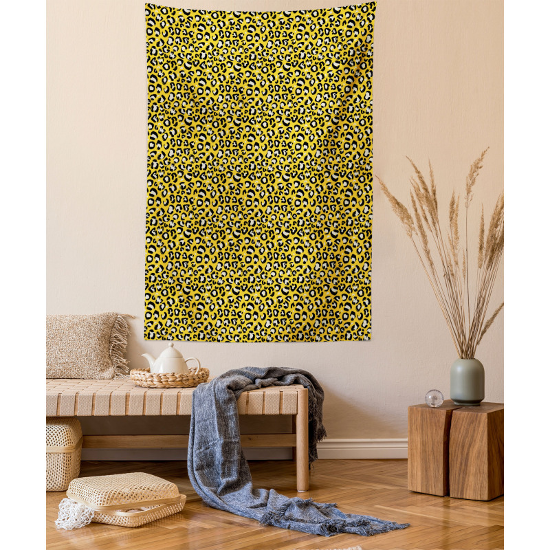 Wild Cat Camouflage Tapestry