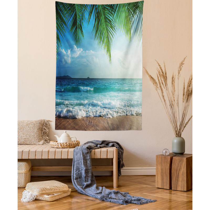 Palms Tropical Island Tapestry