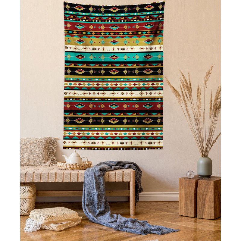 Theme Folkloric Motif Tapestry